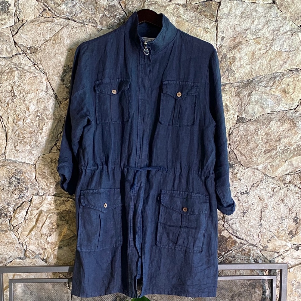100% linen jacket - approx Sz XL